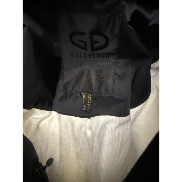 Goldbergh Parry Faux Fur Trim Ski Suit Jumpsuit White One Piece US 12 $1200 NEW - Picture 9 of 10